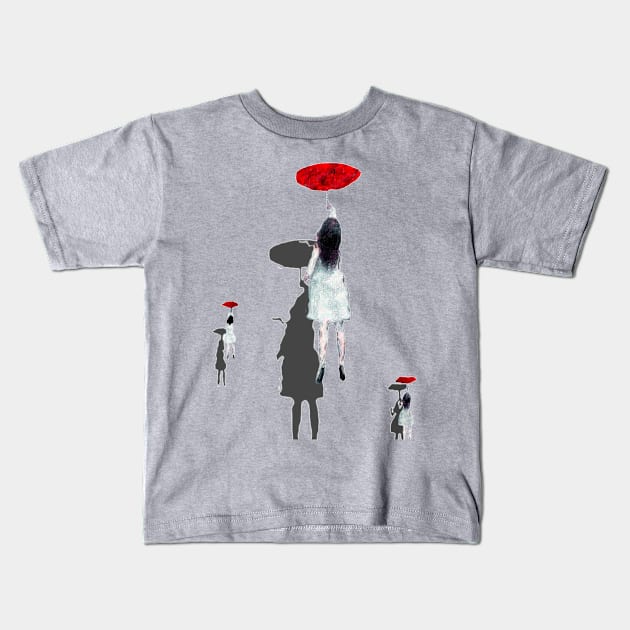 Floating Kids T-Shirt by Maynardbreese